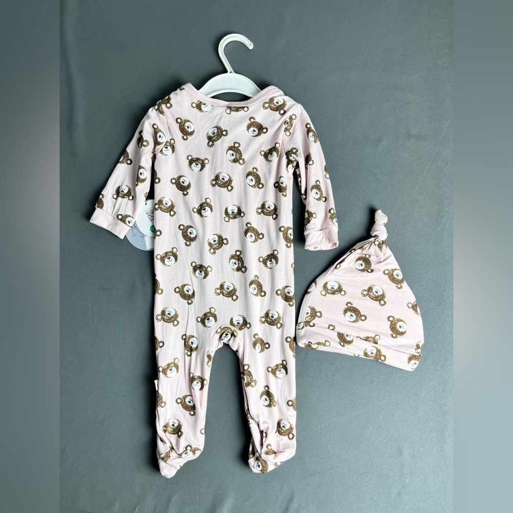 NWT Milkberry Bamboo 2-pieces set “ Baby Bear” size 3-6 Months - Picture 6 of 10